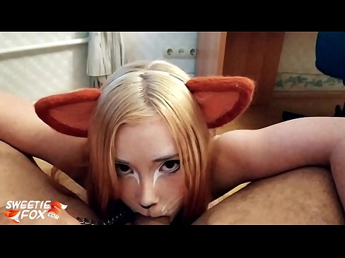 ❤️ Kitsune gbe dick ati pẹlu ni ẹnu rẹ ️❌ Iwa onihoho furo ❌️❤